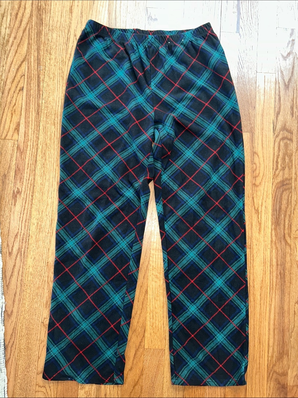 Womens Holiday Green Wondershop Plaid Lounge Pants New Size MD